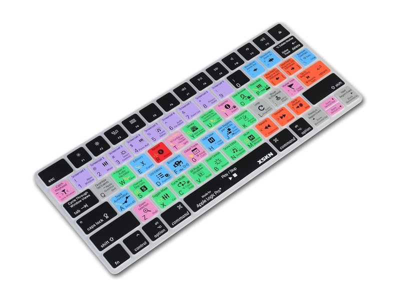 XSKN Logic Pro X Shortcut Keyboard Skin, XSKN Durable Logic Hotkeys Silicone Keyboard Skin for Magic MLA22LL/A, US Version - Image 4